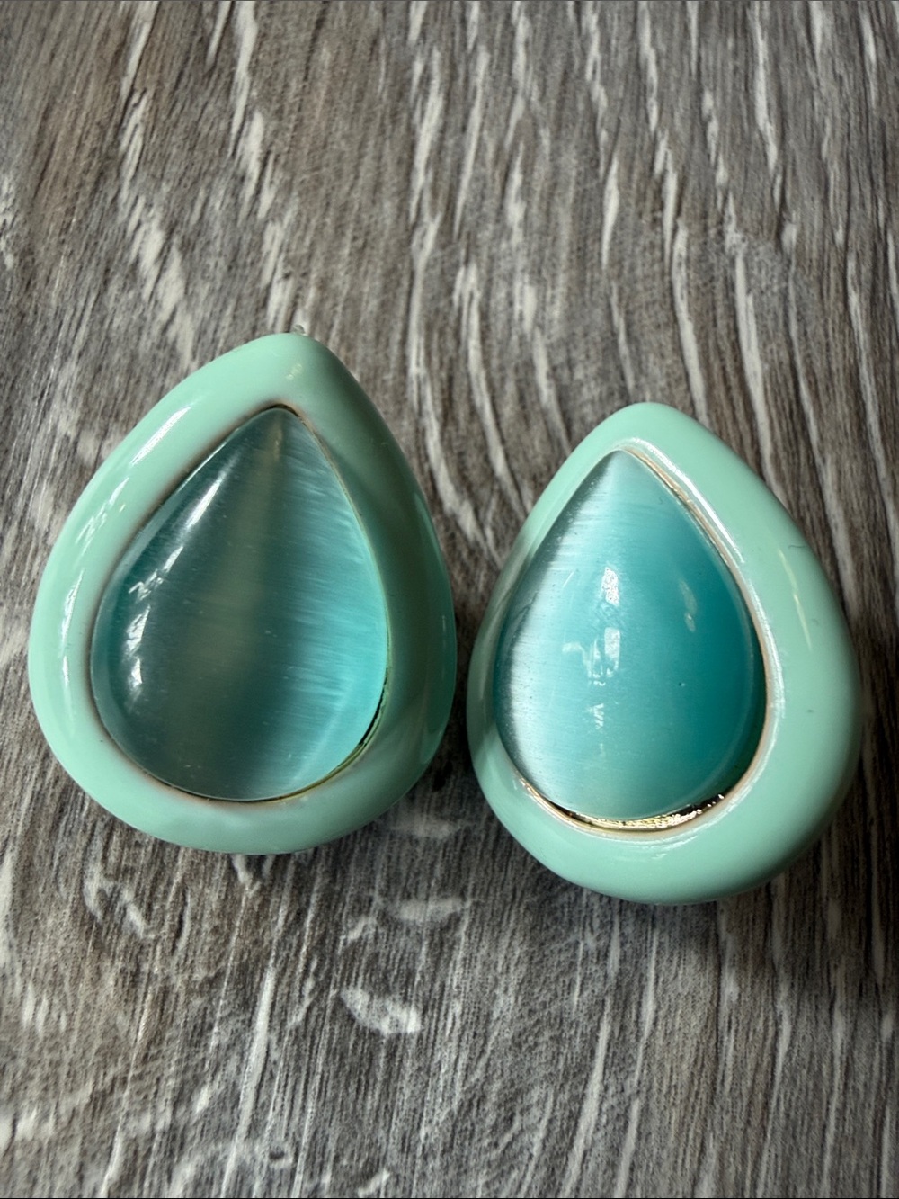 Anthropologie Geometric Colorblock Post Earrings - Picture 4 of 8
